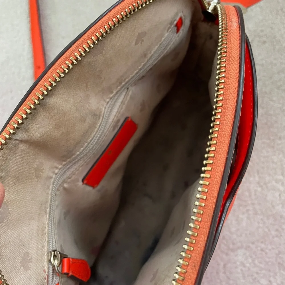 Kate Spade Vibrant Orange Crossbody Bag - Picture 5 of 6